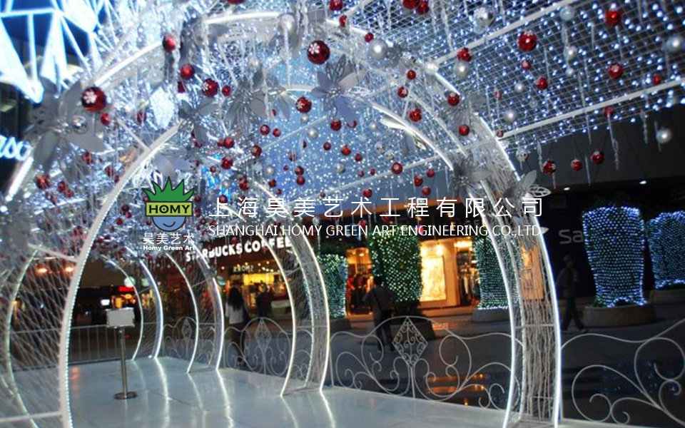 SM广场圣诞布置